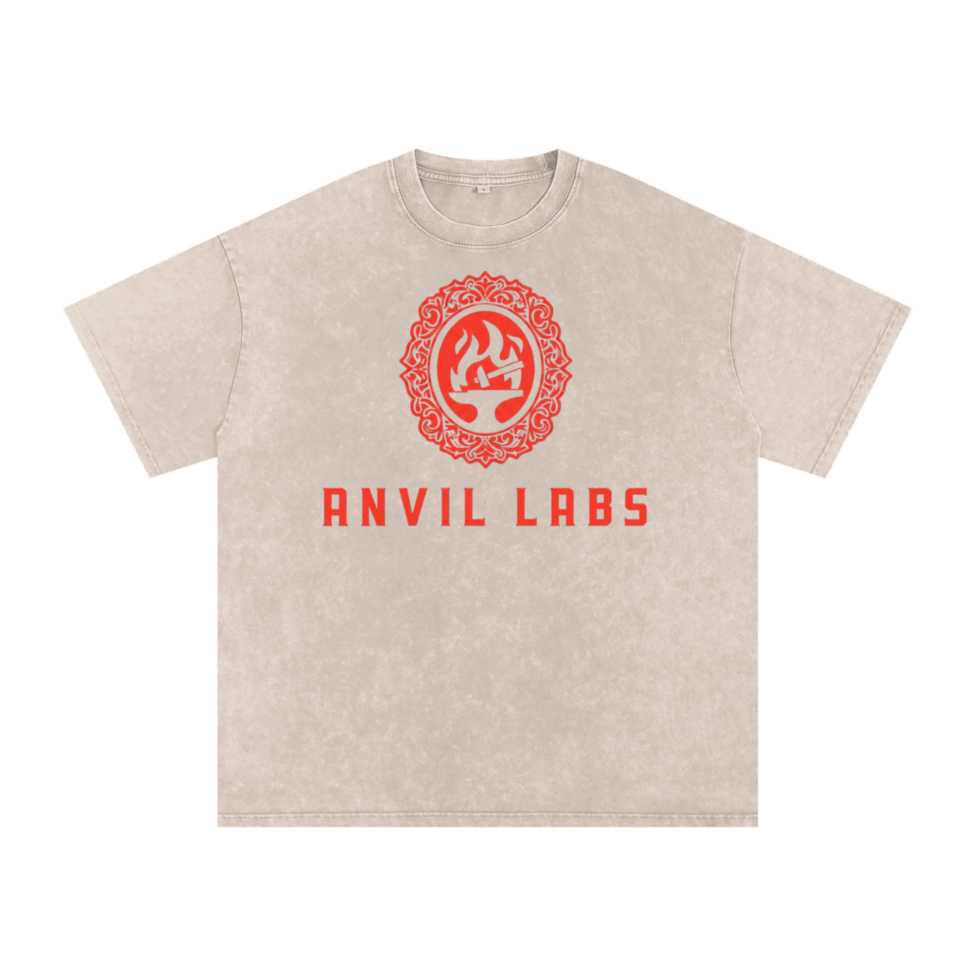 Snow Washed Oversized Cotton T-Shirt, Domestic shipping