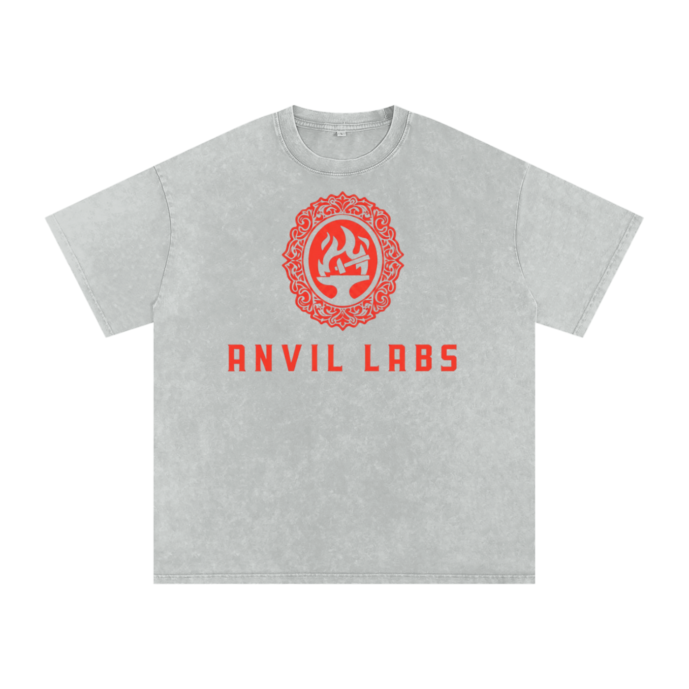 Snow Washed Oversized Cotton T-Shirt, Domestic shipping