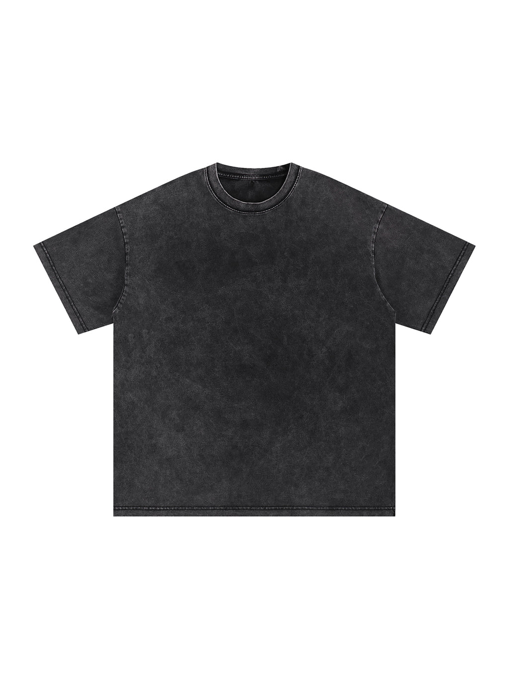 Snow Washed Oversized Cotton T-Shirt, International Shipping