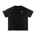 Snow Washed Oversized Cotton T-Shirt, International Shipping