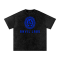 Snow Washed Oversized Cotton T-Shirt, Domestic shipping