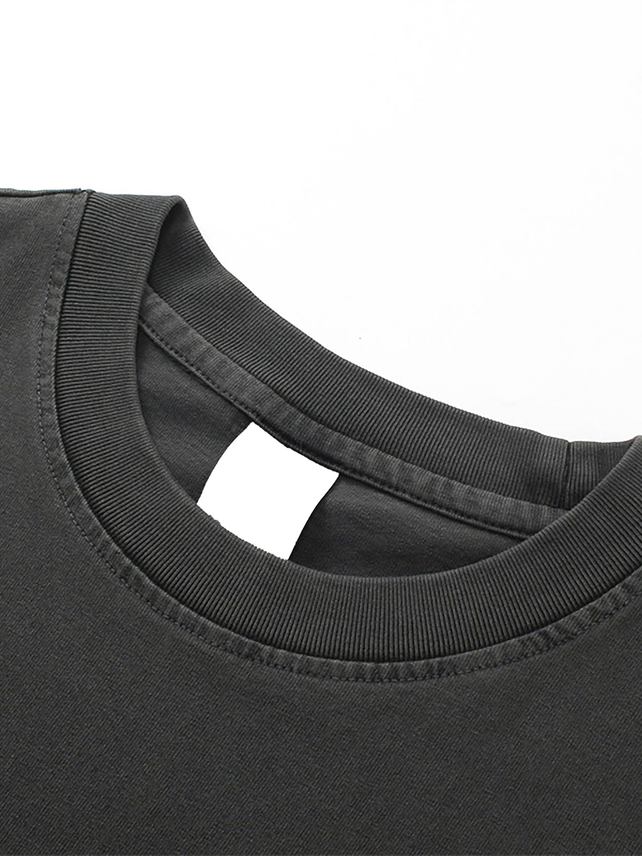 Enzyme Washed T-Shirt, Domestic shipping