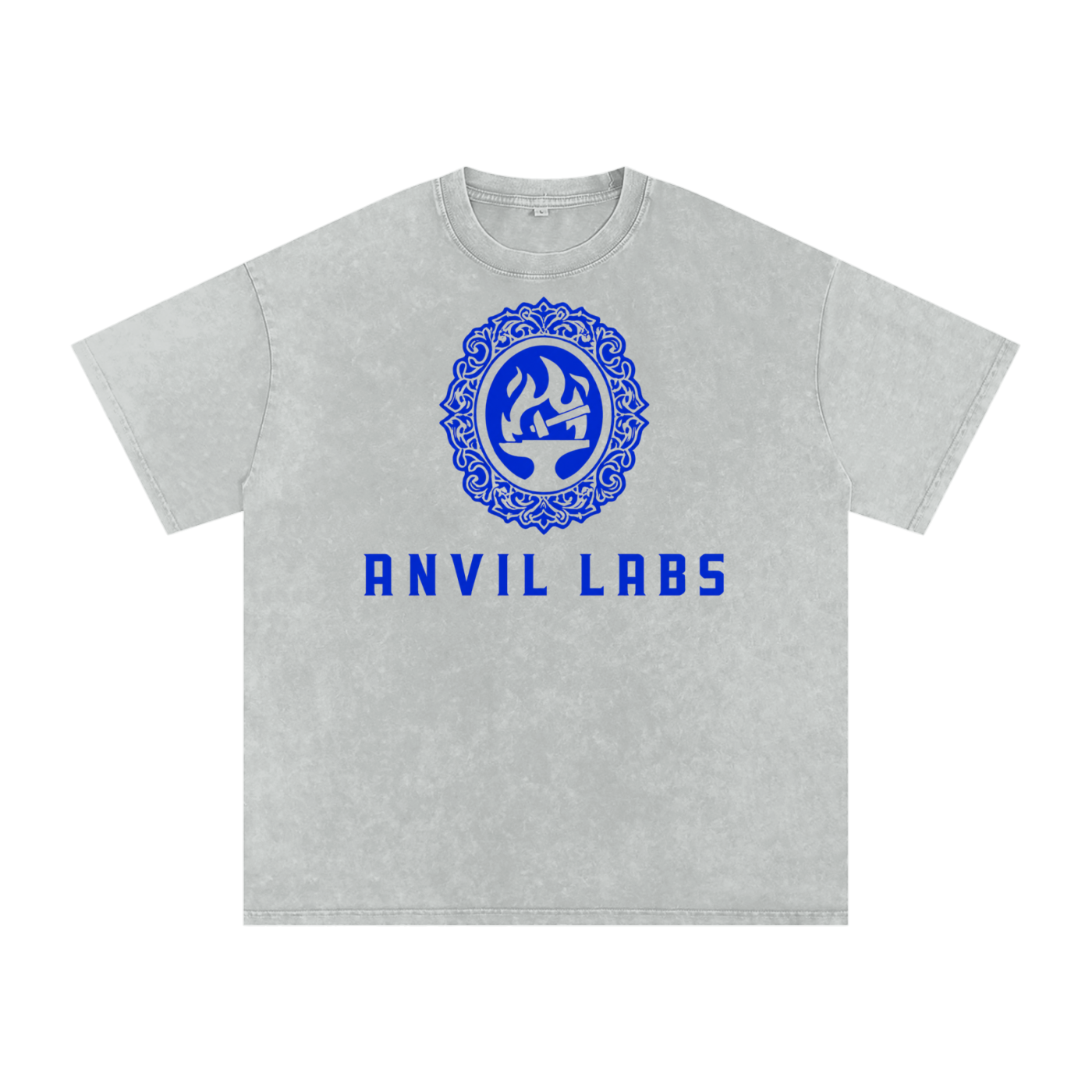 Snow Washed Oversized Cotton T-Shirt, Domestic shipping